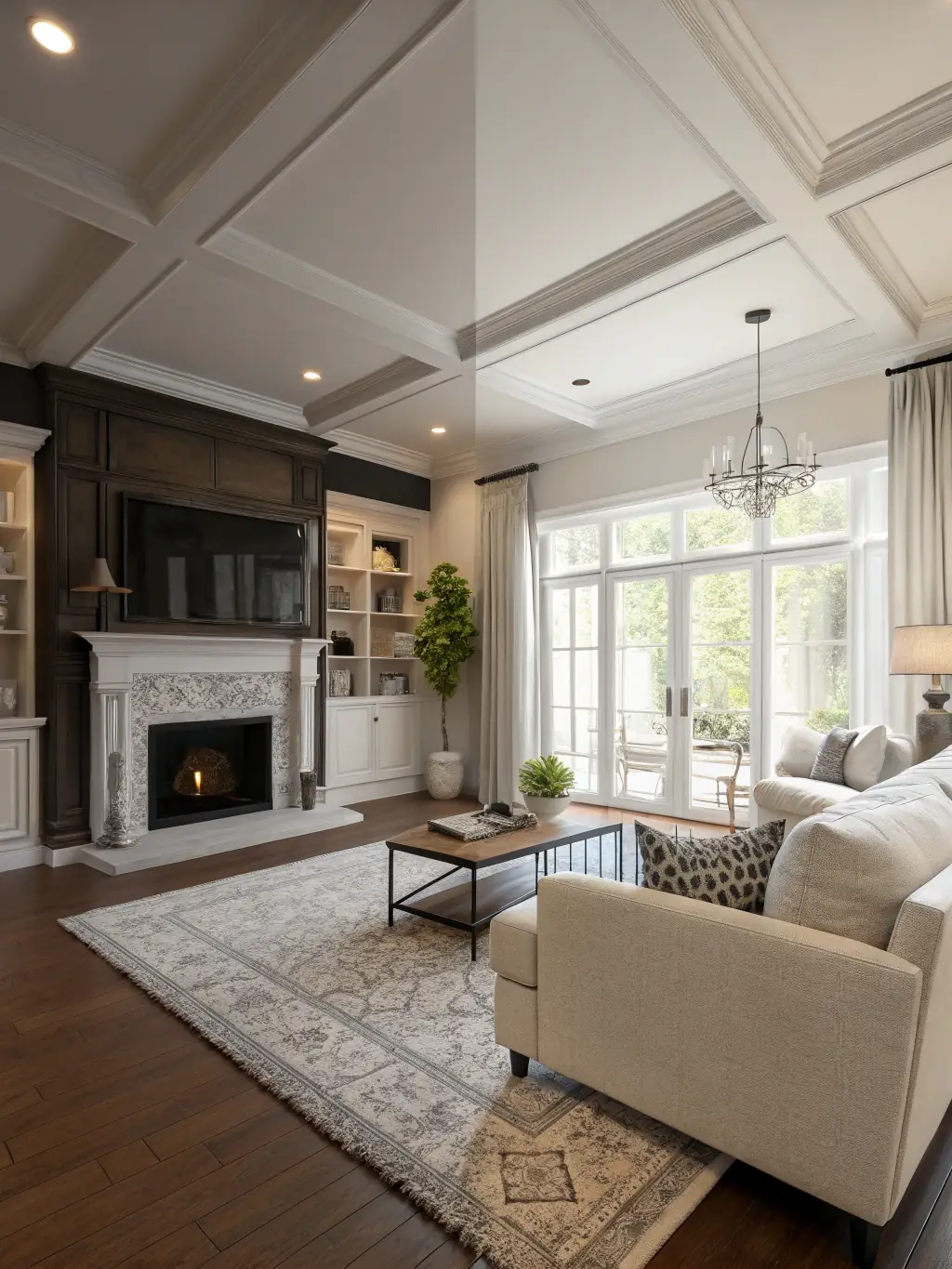 An image showcasing a before-and-after comparison of a property listing, highlighting the impact of professional photography by James Curtis.